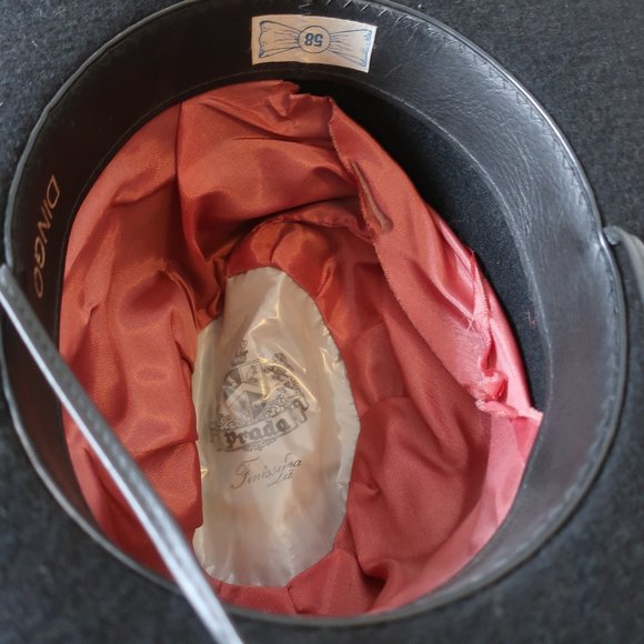 DINGO BLACK WESTERN HAT 58 US/7.25 * - Picture 5 of 8